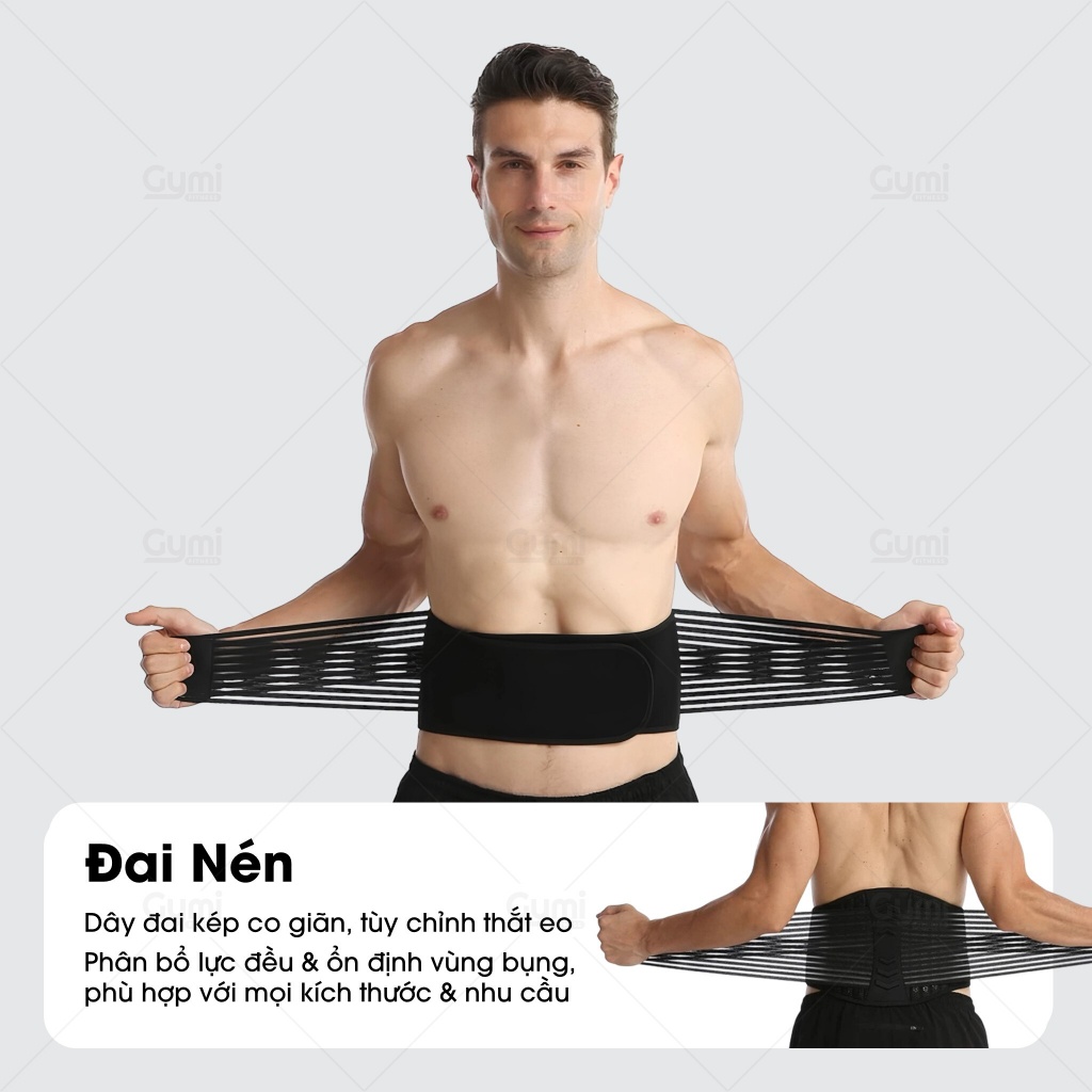 Đai Lưng Tập Gym Có Lò Xo Aolikes A-7998 - Đai Lưng Hỗ Trợ Cột Sống, Thoát Vị Đĩa Đệm, Cong Vẹo Lưng - AL7998