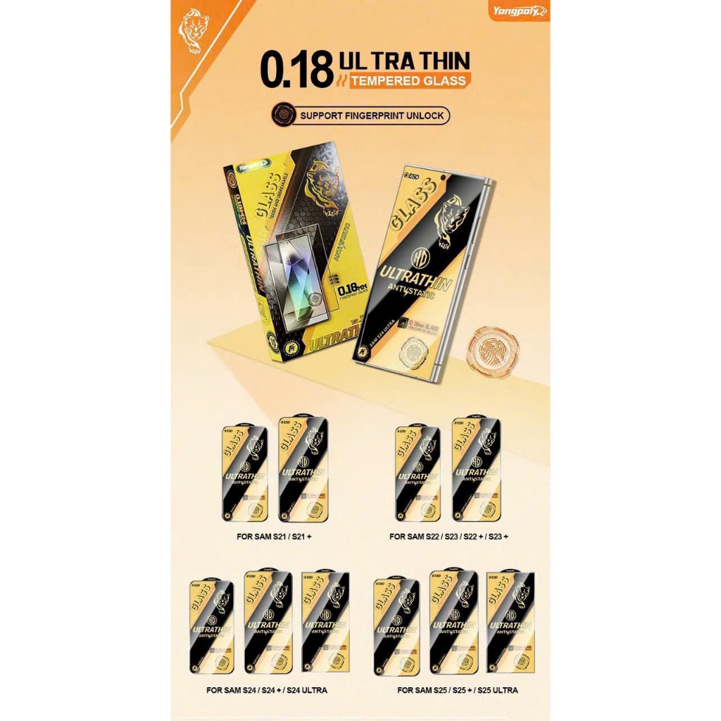Kính cường lực full màn trong suốt Samsung S26Ultra S26Plus S26 S25 S24 S23 S22Ultra Plus