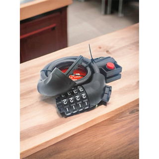 Khoá xe đạp LOCK 4 số mật mã tuỳ chỉnh gắn cốt yên, an toàn dễ sử dụng, lắp đặt nhanh chóng tiện lợi
