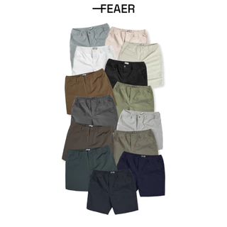 [ĐÃ CÓ FORM NGANG GỐI] Quần Short Kaki Basic Sleek Vải Kaki Cá Sấu Lưng Chun, Co Giãn Thoải Mái, Trẻ Trung - FEAER