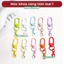 Set 10 cái móc khóa càng tôm nhiều màu