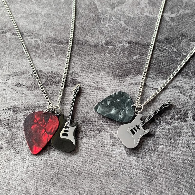 Vòng cổ cây đàn guitar punk rock | Shopee Việt Nam