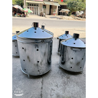 Lò Đốt Vàng Mã Inox 430 Siêu Dày – Có Lỗ Thông Khí – 5 Kích Thước – Bền Đẹp, Không Gỉ