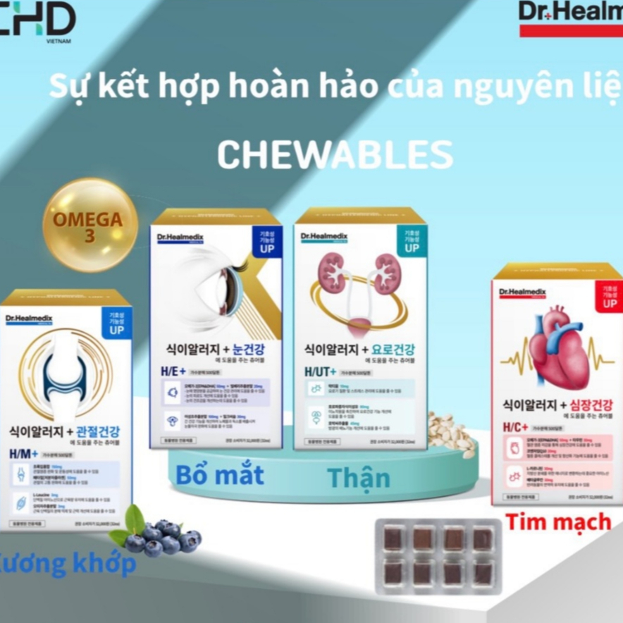 Viên Nhai Hỗ Trợ Sức Khỏe Không Gây Dị Ứng Cho Chó & Mèo Dr.Healmedix ...