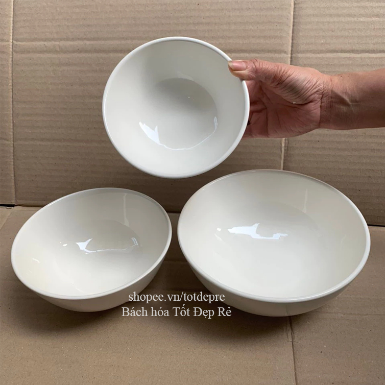 Bát tô sứ loại dày men đẹp giá rẻ dùng ăn cháo bún phở