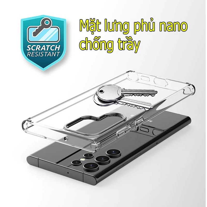 Ốp lưng trong chống ố vàng KST DESIGN S22ultra S23ultra S24ultra S25ultra S22 S23 S24 S25/plus/FE