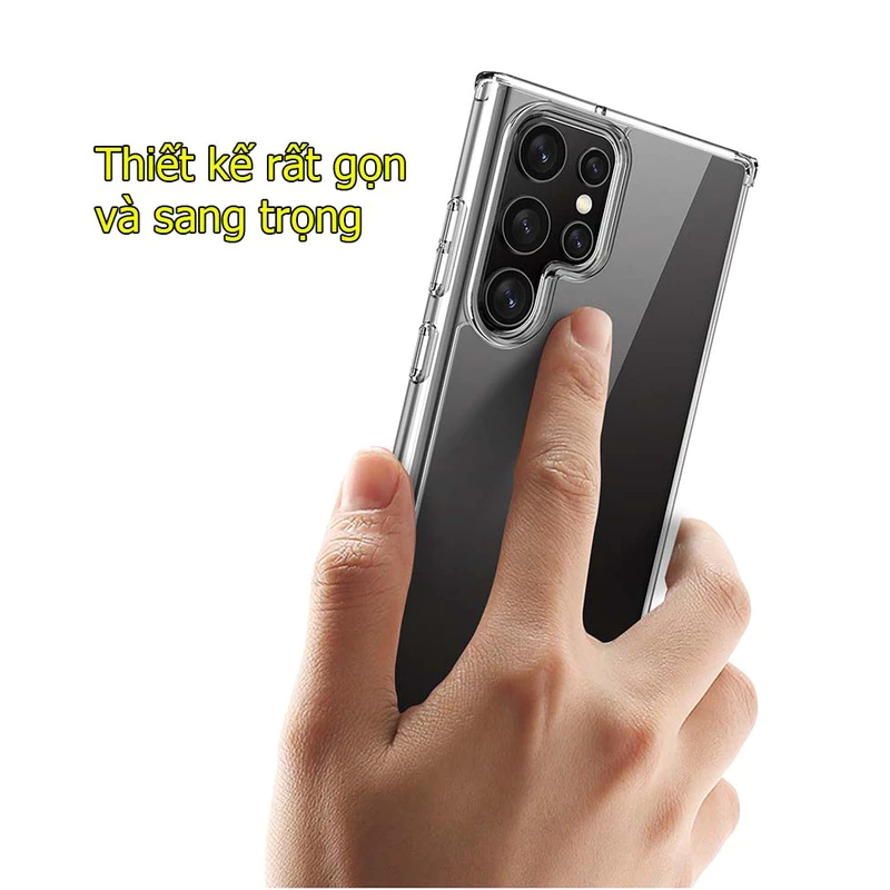 Ốp lưng trong chống ố vàng KST DESIGN S22ultra S23ultra S24ultra S25ultra S22 S23 S24 S25/plus/FE