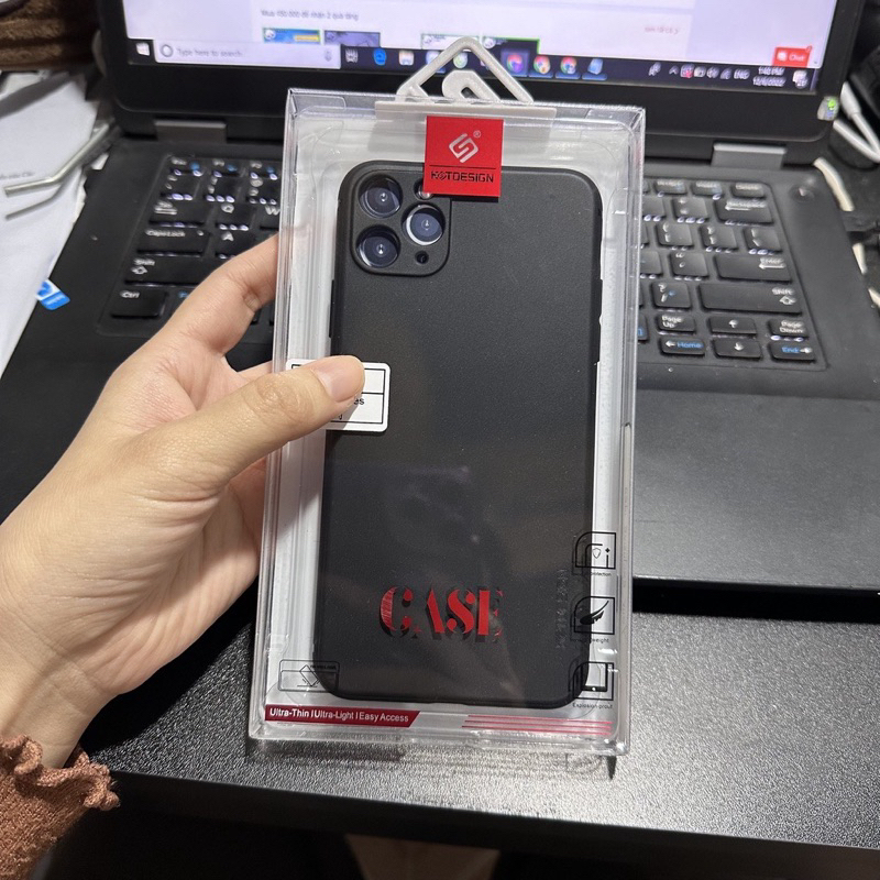 Ốp KST DESIGN TPU ĐEN cho IPhone 11 12 13 14 15 16 17Promax pro plus 7g 8g 7p 8p x xs xr xsm