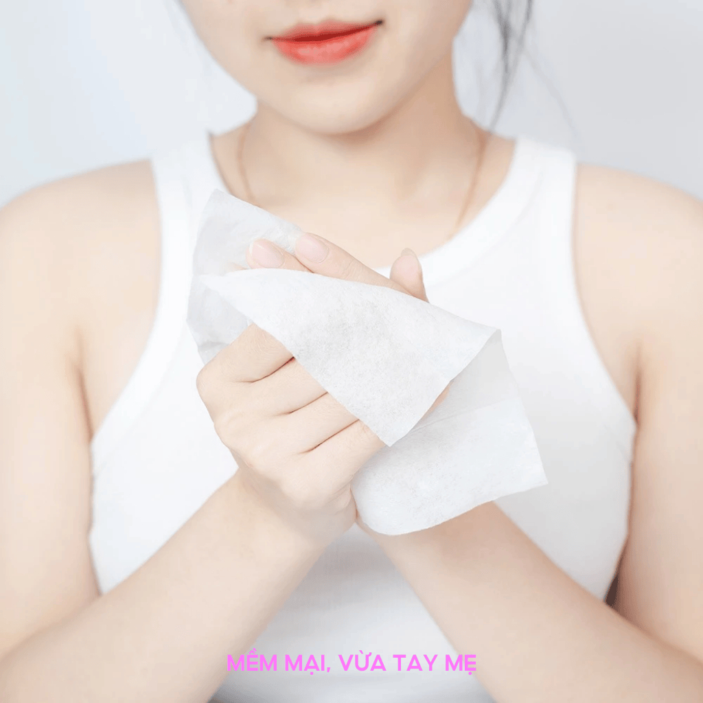 Khăn Khô Đa Năng Babi1 Nhãn Xanh Vải Không Dệt 200g – Chuẩn 5 Không, An Toàn Cho Mẹ & Bé