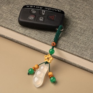 Móc Treo Vĩnh Lạc - Chất Liệu Đá Chalcedony -  Mang Lại May Mắn, Bình An