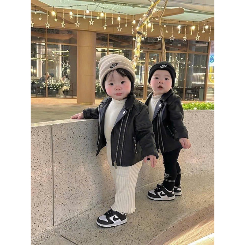 [MD27] Áo da xuất xịn cho bé trai và bé gái