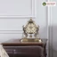 Đồng Hồ Để Bàn Chim Công Cao Cấp Kim Trôi Decor Phòng Khách Kệ Tủ Mặt Bàn VIVA DECOR mã V8319A
