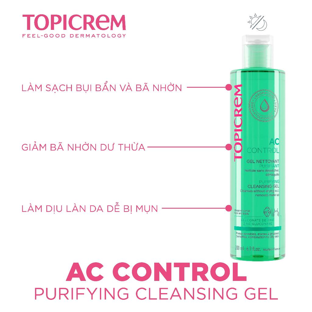 [Combo làm sạch AC Control] Combo tẩy trang và rửa mặt AC Control Purifying Micellar Water 200ml và Cleansing Gel 200ml