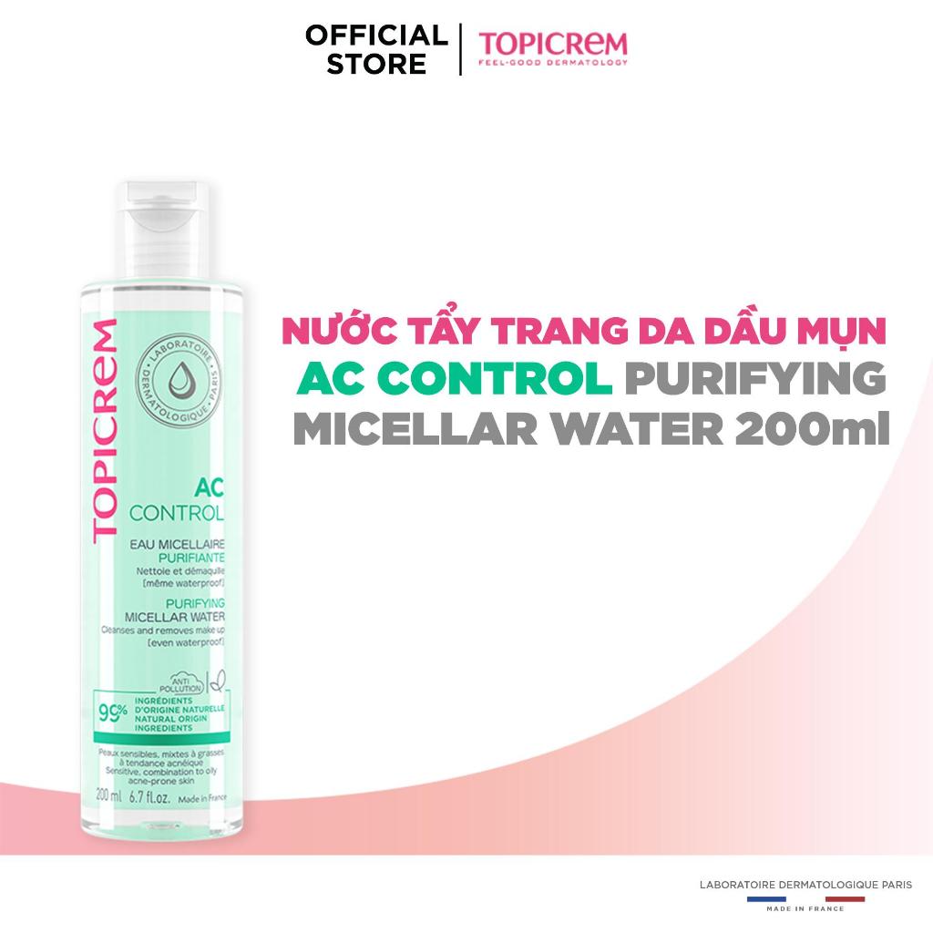 [Combo làm sạch AC Control] Combo tẩy trang và rửa mặt AC Control Purifying Micellar Water 200ml và Cleansing Gel 200ml