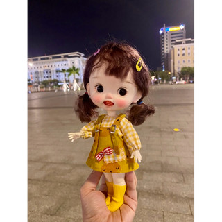 Set yếm sơmi vàng size dian mập,cừu bé,cá lớn,(size khác vui lòng ib shop)