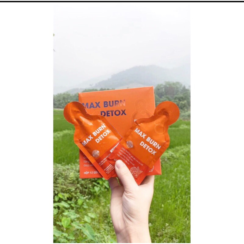 MaxBurn Detox thải độc mỡ hộp 12 gói | Shopee Việt Nam
