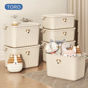 Hộp Nhựa Đựng Đồ Có Nắp, Hộp Đựng Đồ Quần Áo, Đồ Chơi, Đồ Dùng Cá Nhân Dung Tích Lớn