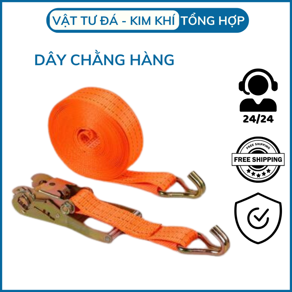 DÂY CẢO CHẰNG HÀNG, tăng đơ ràng xe máy có móc dài 3m-8m trọng tải tới ...