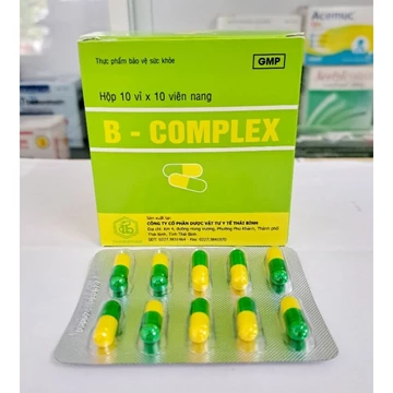 B - COMPLEX bổ sung Vitamin nhóm B_Nâng cao sức đề kháng, giảm mệt mỏi