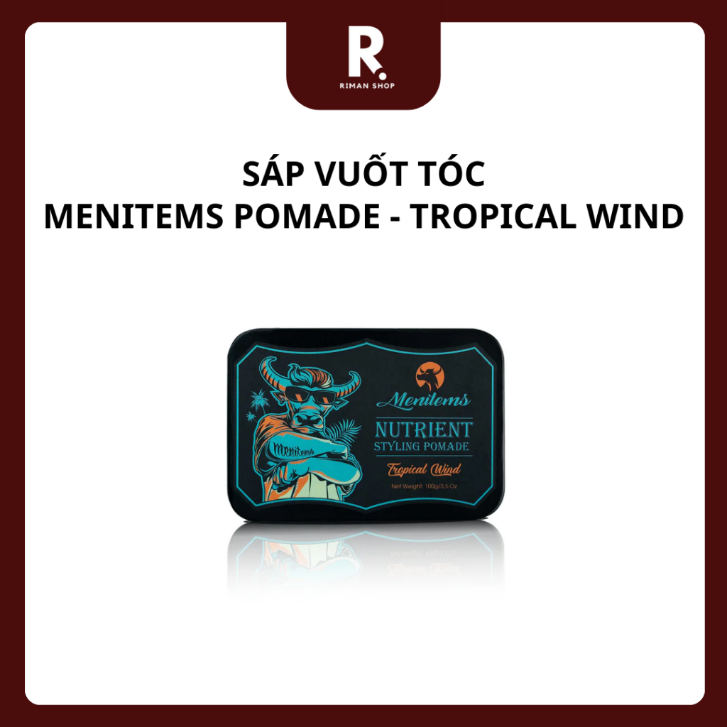 Sáp dưỡng vuốt tóc tạo kiểu MENITEMS POMADE TROPICAL WIND | Shopee Việt Nam