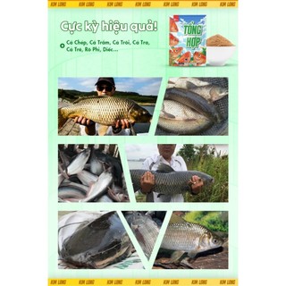 [Mua 5 Tặng 1] Mồi Câu Đài Tổng Hợp Kim Long Mồi Câu Cá Phi Chép Trôi Mồi Câu Bột Siêu Nhạy