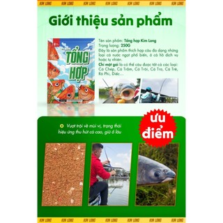 [Mua 5 Tặng 1] Mồi Câu Đài Tổng Hợp Kim Long Mồi Câu Cá Phi Chép Trôi Mồi Câu Bột Siêu Nhạy