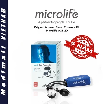 Máy đo huyết áp cơ Microlife BP AG1-20 | AG10-10, Ống nghe nhịp tim ST-77 chính hãng