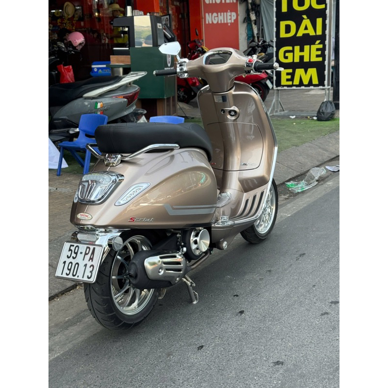 Tem vespa Sprint/Primavera decal crom cao cấp
