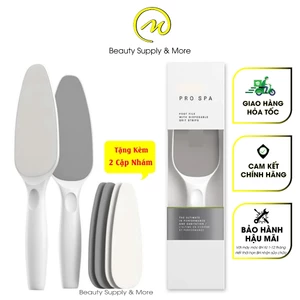 Cây Chà Gót Chân Mịn O.P.I- Cán Nhựa/ Cây chà gót cán INOX Kèm 10 miếng nhám/ Set 10 miếng nhám thay