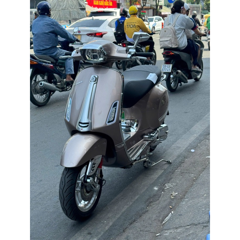 Tem vespa Sprint/Primavera decal crom cao cấp
