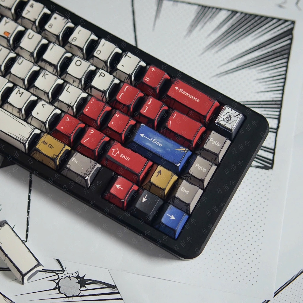 Keycap Comic Gundam  | NDN Studio | Profile Cherry | Keyboard Studio | BigBuy360 - bigbuy360.vn