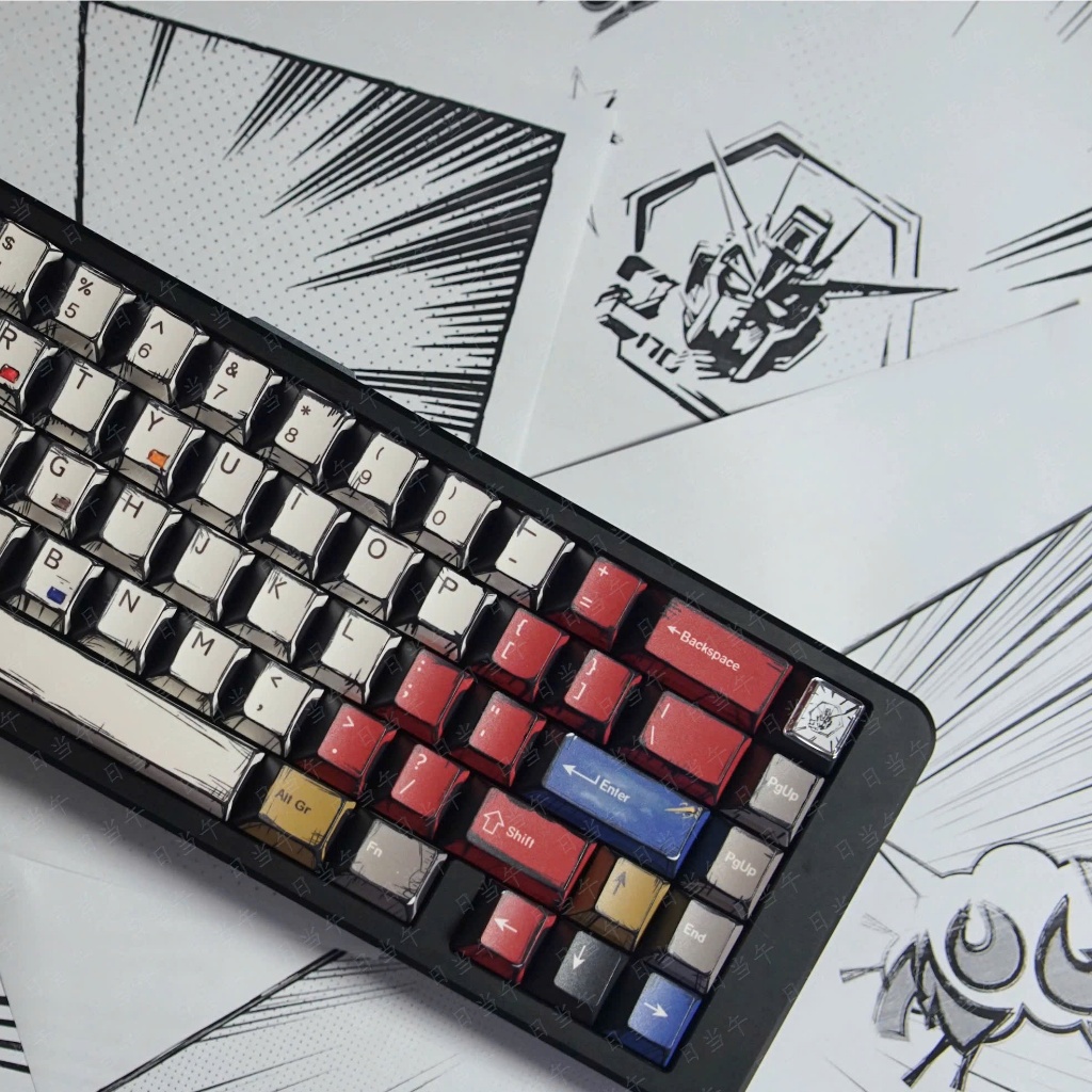 Keycap Comic Gundam  | NDN Studio | Profile Cherry | Keyboard Studio | BigBuy360 - bigbuy360.vn
