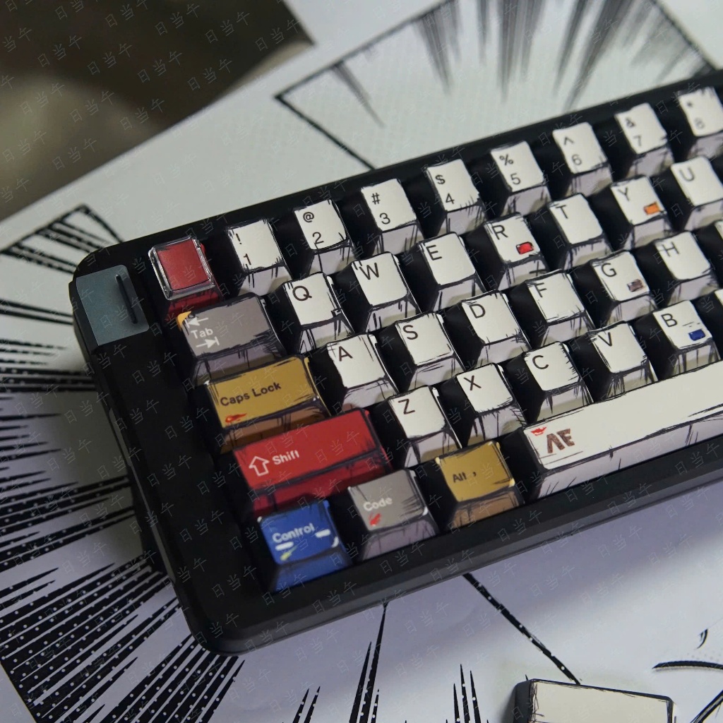 Keycap Comic Gundam  | NDN Studio | Profile Cherry | Keyboard Studio | BigBuy360 - bigbuy360.vn