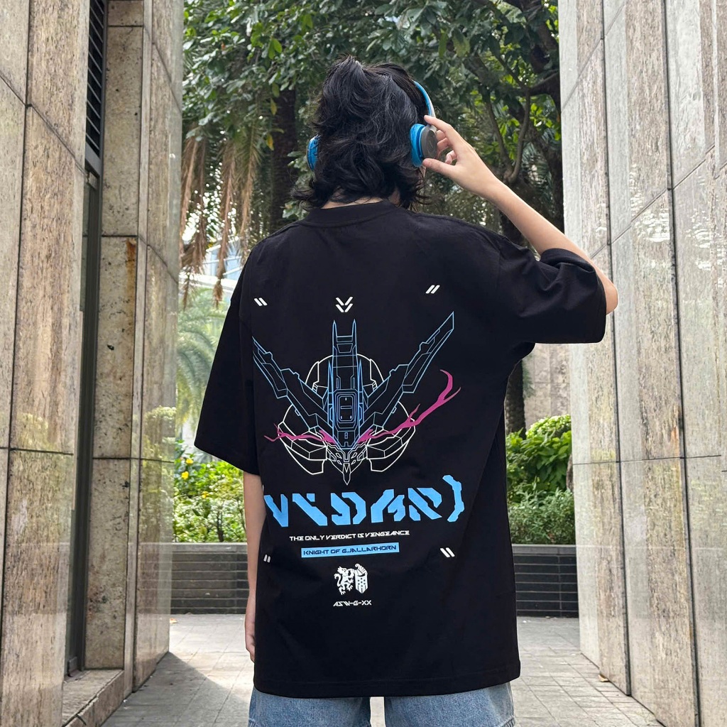 Áo thun Vidar G.U.N.D.A.M Nam Nữ Unisex Form Rộng Oversized