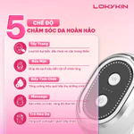 Máy Rửa Mặt Lokykin 5 Trong 1 - Đẩy Tinh Chất, Nâng Cơ, Trẻ Hóa Da Với Ánh Sáng Photon và EMS - Bảo Hành 365 Ngày — ảnh 3