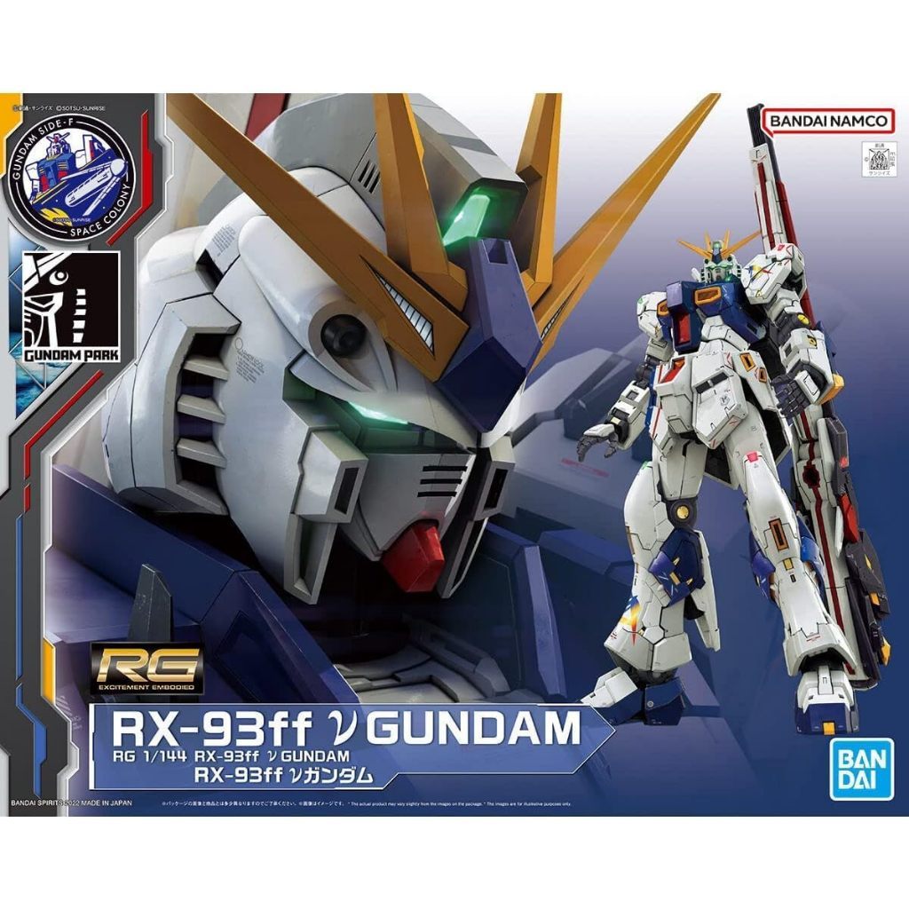 Mô hình nhựa BANDAI RG 1/144 GUNDAM SIDE-F Limited Edition RX-93ff ν ...