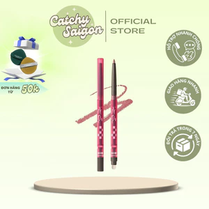 Chì Kẻ Viền Môi PinkPunk 3in1 Kèm Cọ Tán Và Gọt Chì 0.25g