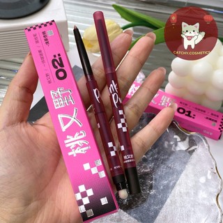 Chì Kẻ Viền Môi PinkPunk 3in1 Kèm Cọ Tán Và Gọt Chì 0.25g