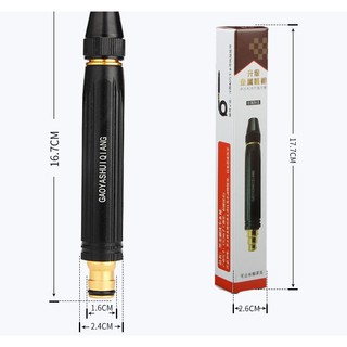 Đầu vòi xịt tăng áp lực nước mini Vòi xịt nước tăng áp đa năng bằng đồng tưới cây rửa xe cực mạnh