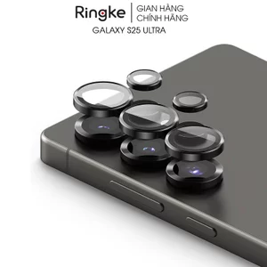 Bộ 2 dán camera Samsung Galaxy S25 Ultra RINGKE Lens Frame Glass