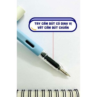 Bút máy Kim Ngọc No4F nét thanh đậm ngòi lá tre