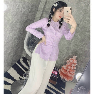 Bà Ba Gấm Cao Cấp #Quần Áo Lẻ Nữ Jacket Top Kem Dress Women