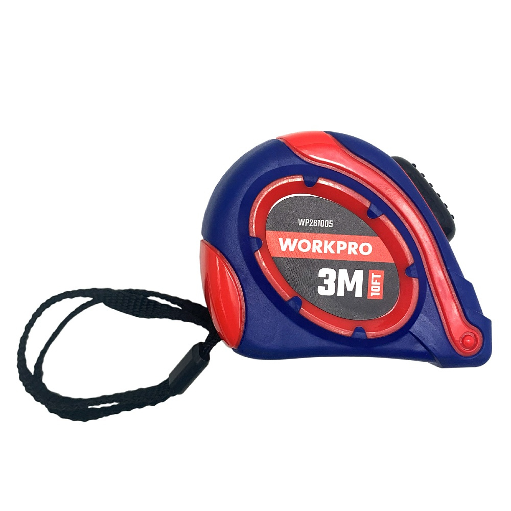 THƯỚC CUỘN THÉP TỰ KHÓA CAO CẤP 3M / 7,5M WORKPRO WP261005 - 007 VỎ BỌC CAO SU CHẮC CHẮN CHỐNG VA ĐẬP