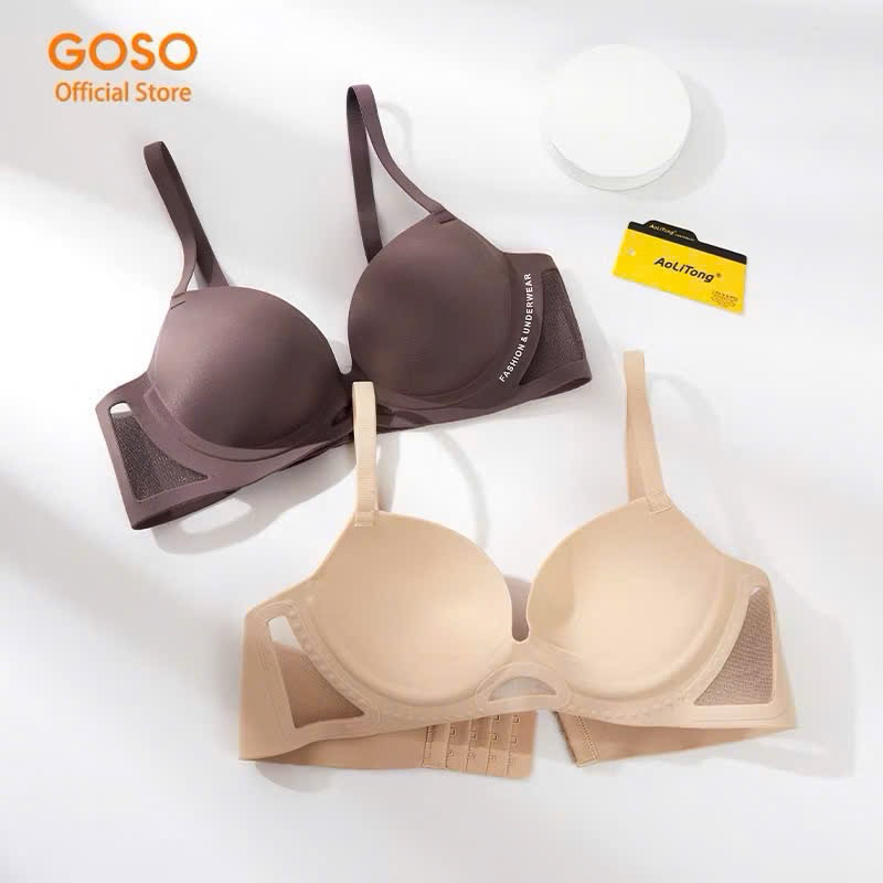 Áo lót su phối lưới mẫu mới nâng ngực aolitong 206