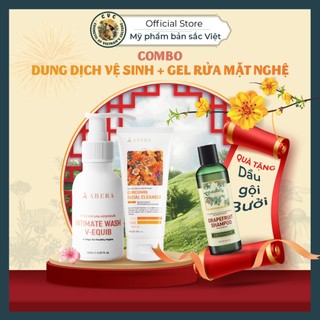 Combo Dung Dịch Vệ Sinh & Gel Rửa Mặt Nghệ Abera - Chăm Sóc Da Mặt, Vùng Kín Mịn Màng Và Khỏe Mạnh