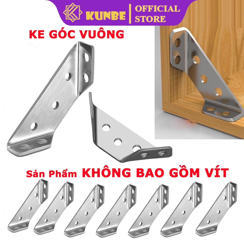 COMBO Ke Góc Vuông Đa Năng KUNBE Pat Góc Vuông 90 Độ Chốt Giữ 3 Mặt Cố ...