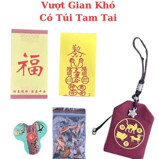 Túi Tam Hợp Quý Nhân Giải Hạn Tam Tai Cho Tuổi Hợi Mão Mùi May Mắn Giúp Tai Qua Nạn Khỏi