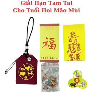 Túi Tam Hợp Quý Nhân Giải Hạn Tam Tai Cho Tuổi Hợi Mão Mùi May Mắn Giúp Tai Qua Nạn Khỏi