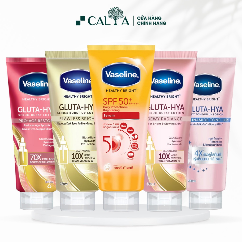 Ảnh Sữa Dưỡng Thể Vaseline Healthy Bright Đủ Loại, Dưỡng Trắng, Dưỡng Ẩm Ngày Và Đêm Cho Mọi Loại Da 1