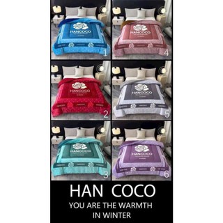 Siêu phẩm chăn lông thỏ HANCOCO cao cấp siêu ấm, siêu mềm nhập khẩu siêu ấm hàng nhập khẩu loại 1